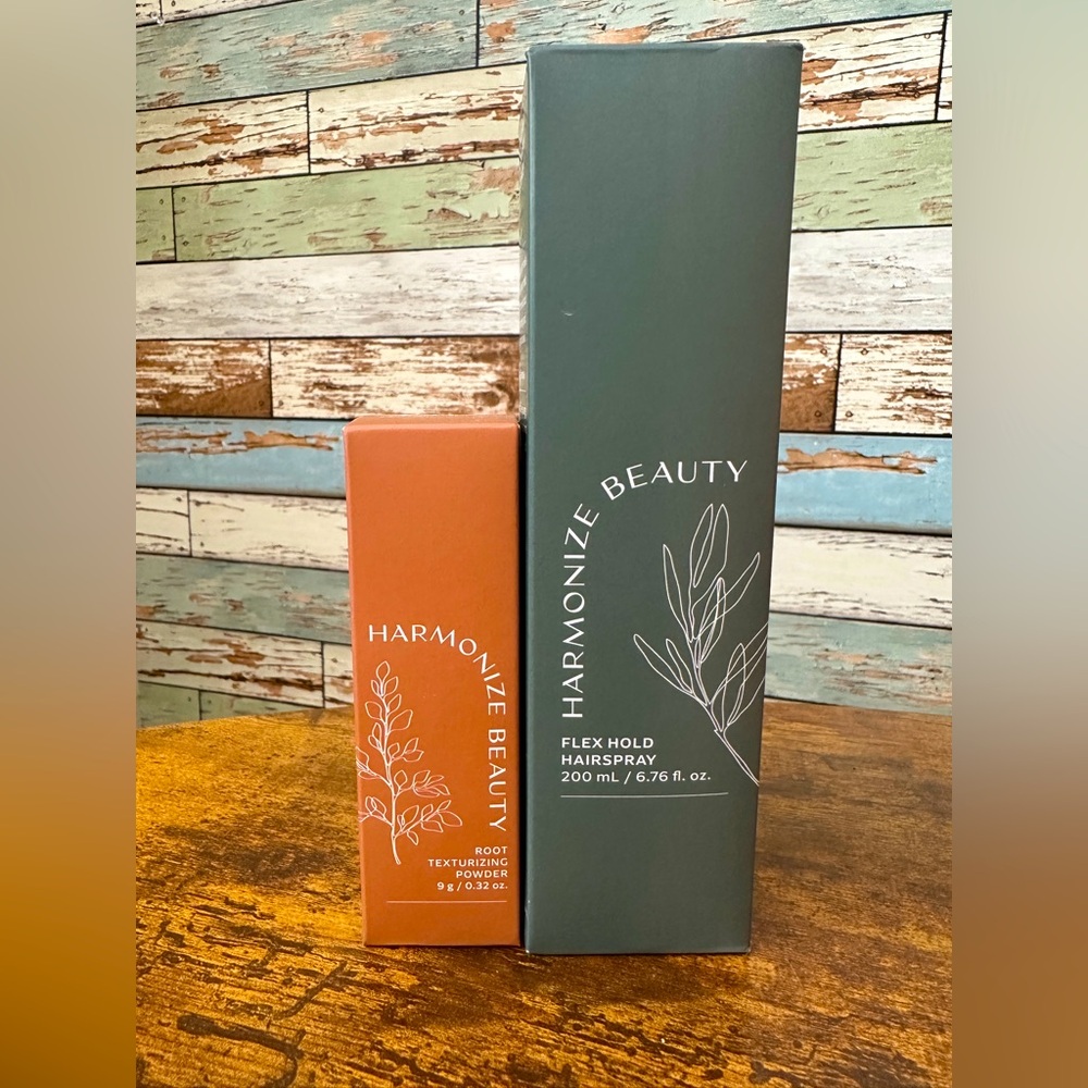 Harmonized Beauty: hairspray and root texture
